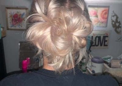 bun hair style