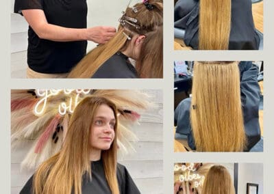 Extensions for long straight hair